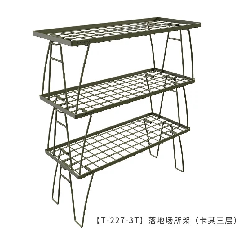 Campingmoon folding net table T-229 camping rack BC camping equipment can overlap multi-purpose table