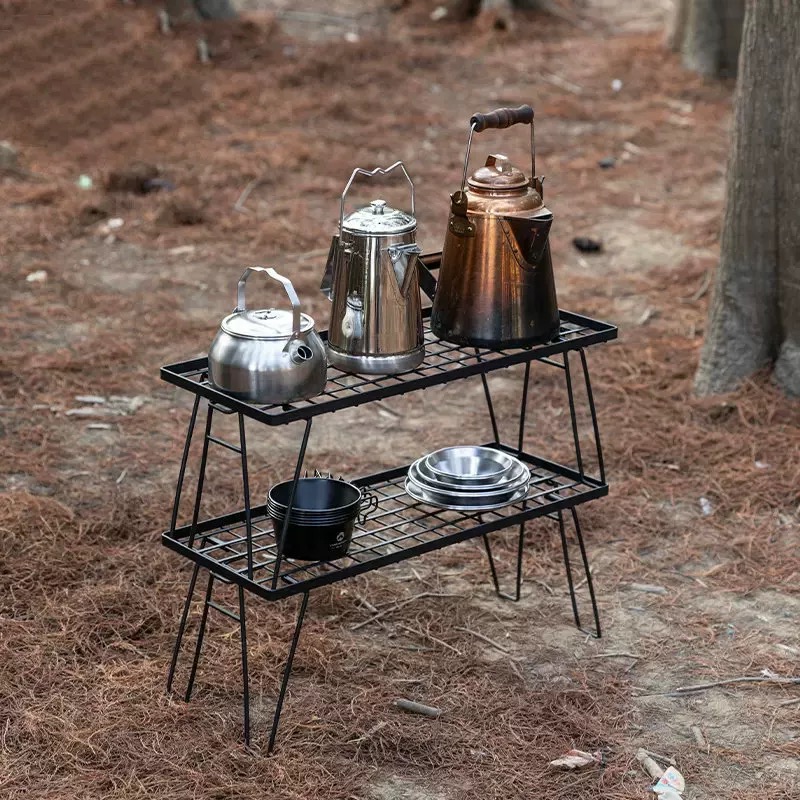 Campingmoon folding net table T-229 camping rack BC camping equipment can overlap multi-purpose table