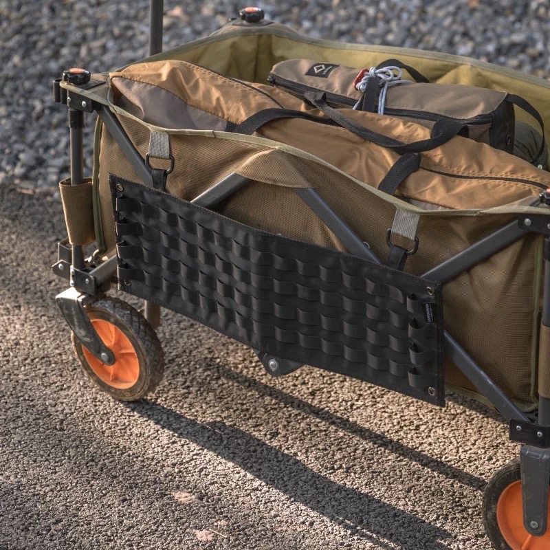 Campingmoon folding table tool storage bag PP board reinforcement with charging cable hole chair hanging bag