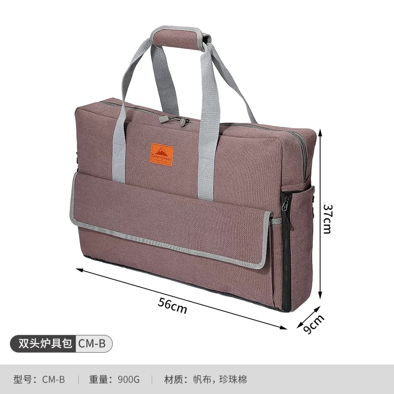 Campingmoon B-550C Multifunctional Camping Tools Thickened Wear-Resistant Canvas Bag Large Capacity Camping Equipment