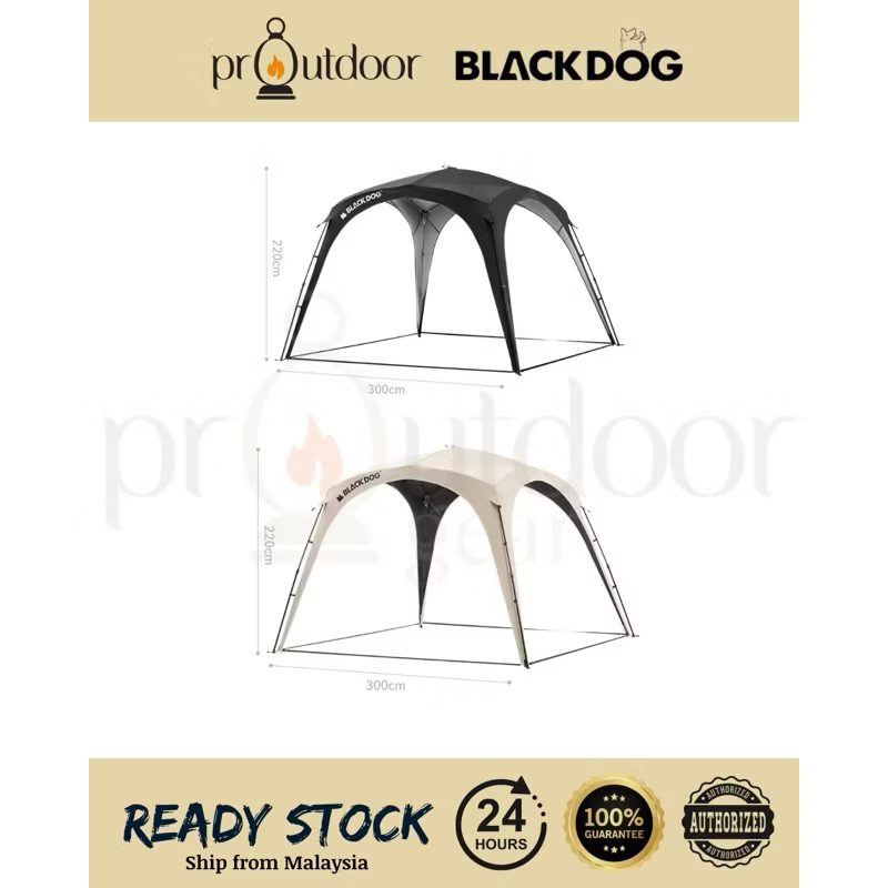 [ACCESORIES] Blackdog Auto Dome Outdoor Self-Supporting, Quick Opening Canopy Rainproof
