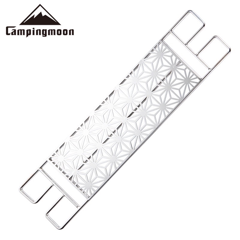 [Campingmoon] MTG-C Stainless Steel Takibi Over fire Camp Grill 19.69x5.12-inch