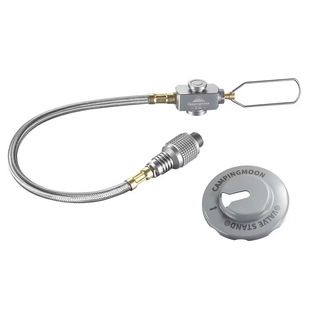 [LUMY] Camping Multi-Function Gas Hose Connector for Z21-25 Screw Type Canister Device