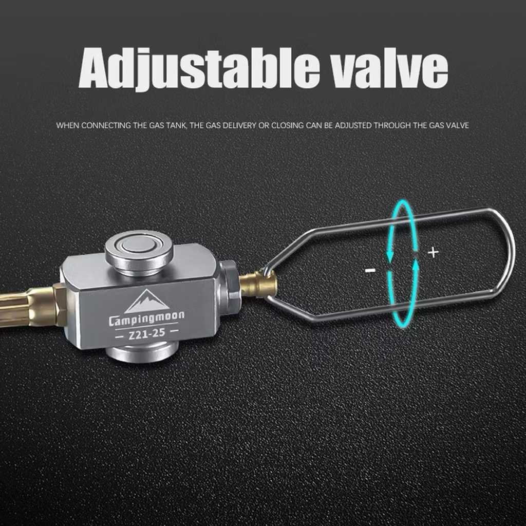 [LUMY] Camping Multi-Function Gas Hose Connector for Z21-25 Screw Type Canister Device
