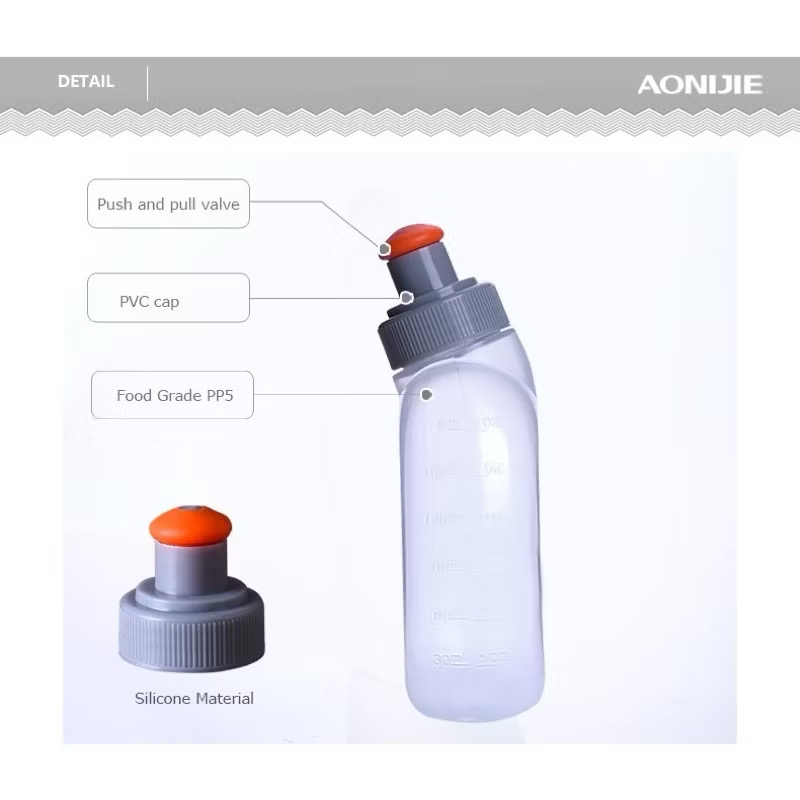 AONIJIE SD05 SD06 Water Bottle 170ml 250ml Flask Storage Container BPA Free For Running Belt Backpack Waist Bag 