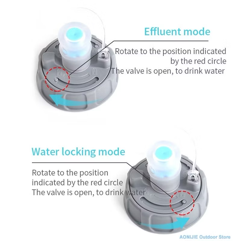 AONIJIE 500ML Soft Flask BPA Free Running Water Bottle for Hydration Backpack SD24