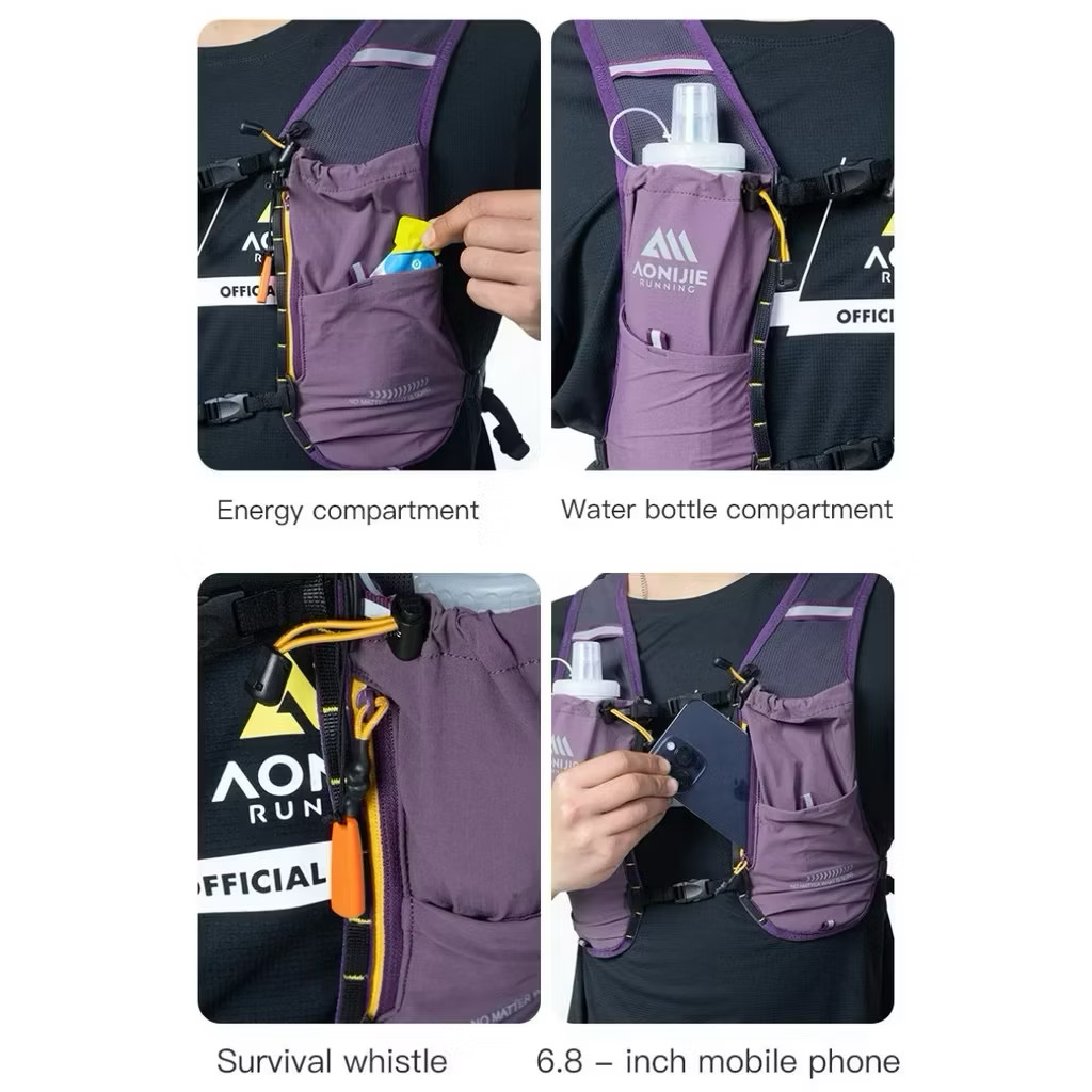 Aonijie C9125 8L Hydration Running Vest Hiking Backpack Lightweight for Trail Cycling Race