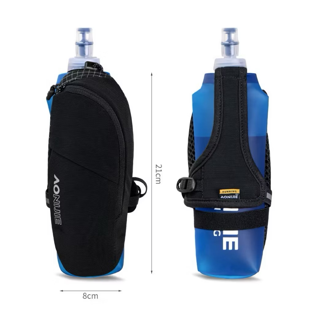 AONIJIE A7108 Running Handheld with 500ml Soft Flask Fit for 6.8 Inches Mobile Phone Water Bottle