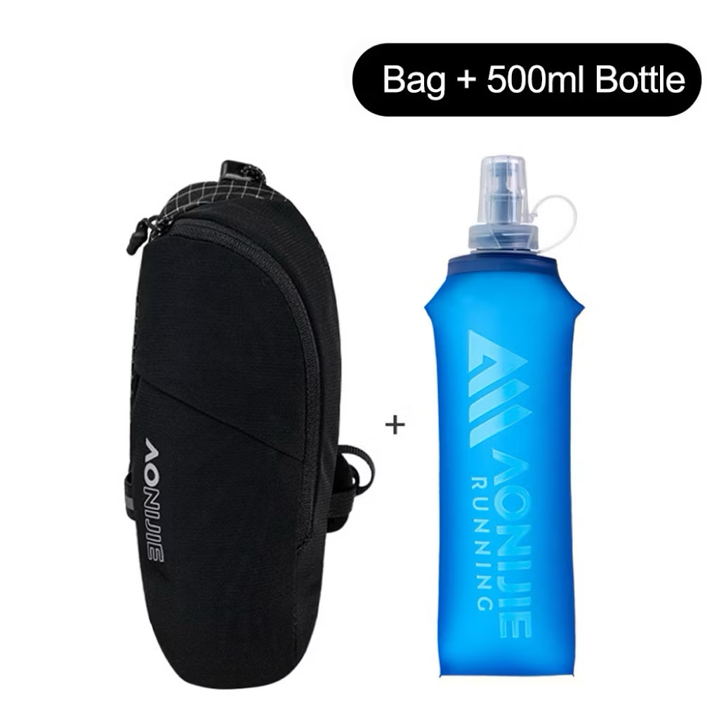 AONIJIE A7108 Running Handheld with 500ml Soft Flask Fit for 6.8 Inches Mobile Phone Water Bottle