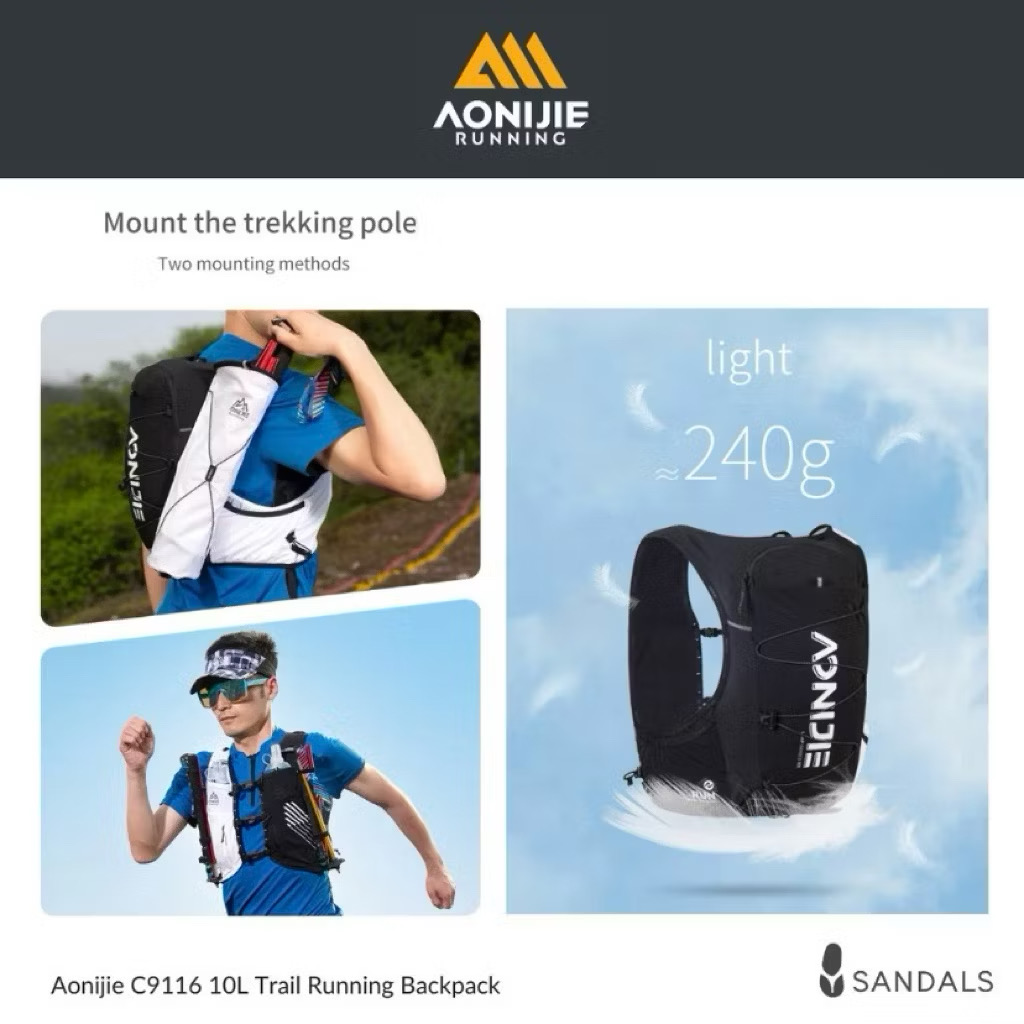 Aonijie C9116 10L Running Hydration Backpack
