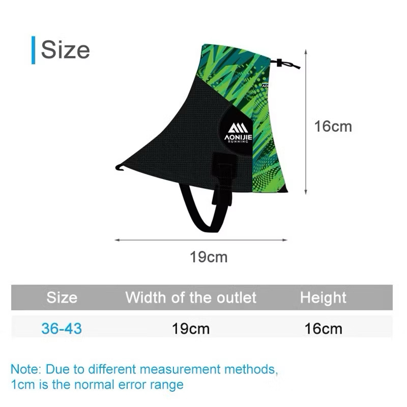 AONIJIE E4421 Running Gaiters Shoe Cover Reflective Sand proof Cover  Insect Resistant For Triathlon Hiking