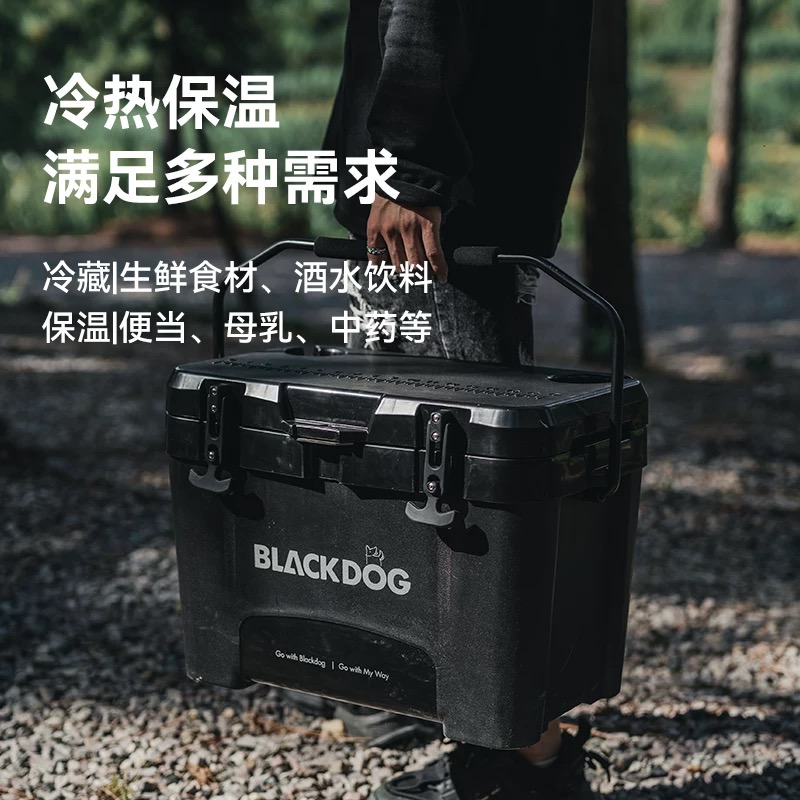 Blackdog Portable Cooler Box Ice Box 26L Camping Outdoor Picnic Insulated Food Trolley Storage Box Freezer