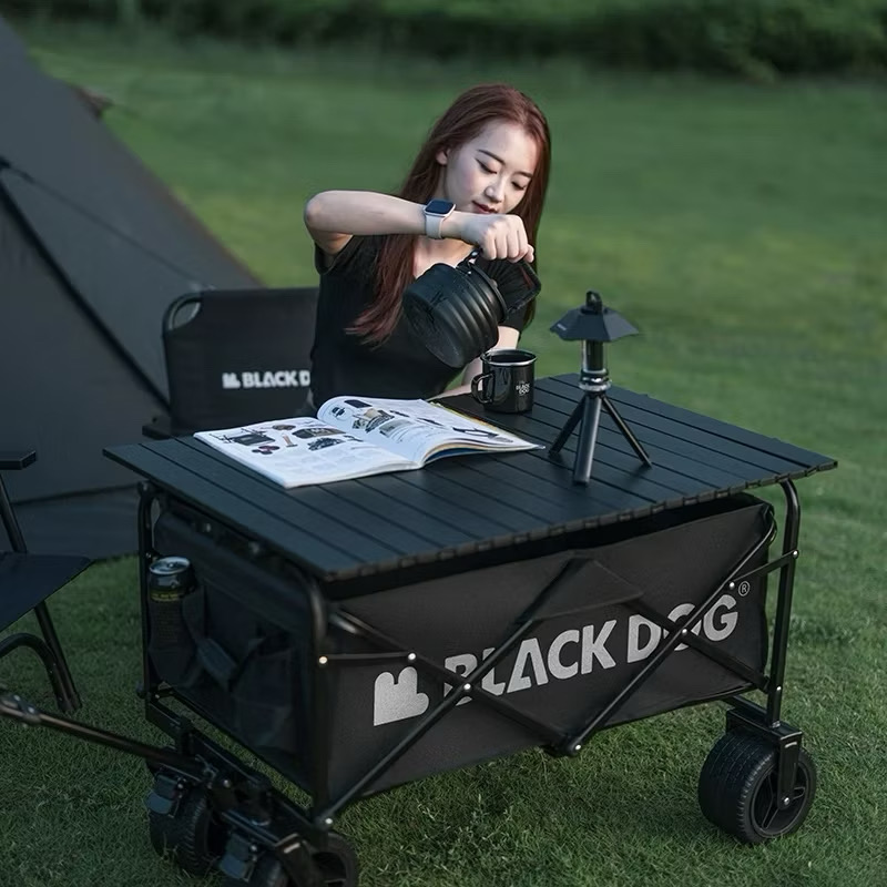 Blackdog Shanying Shangen wagon Four-Way Trolley Portable Camping Picnic Cart Table Top