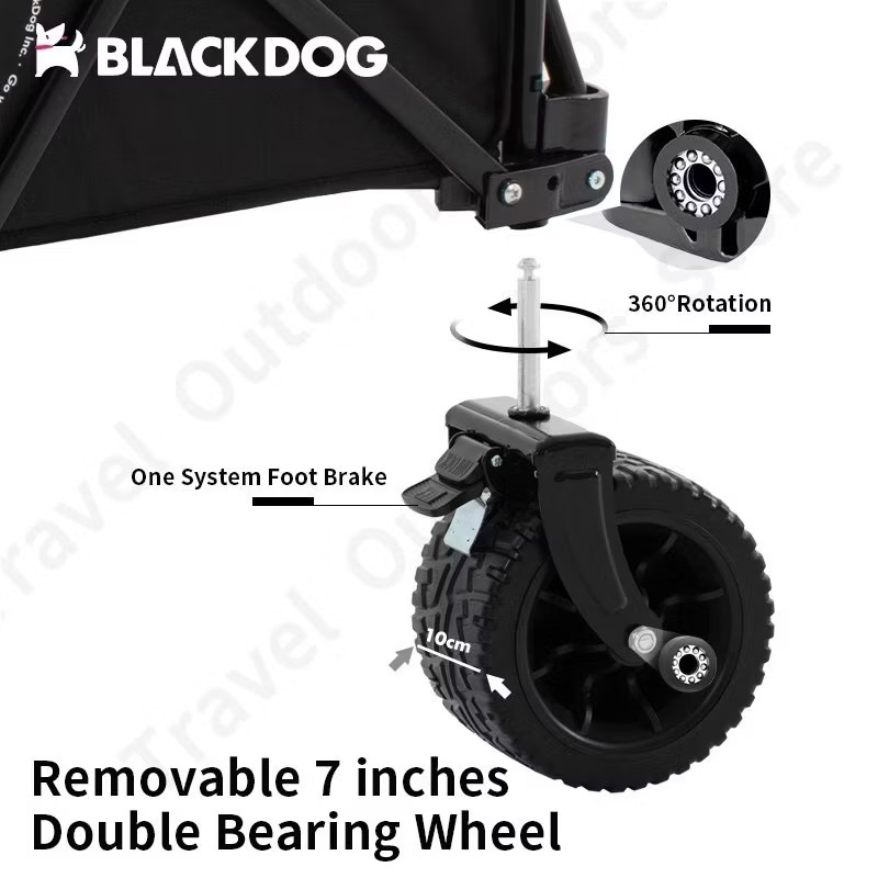 Blackdog Shanying Shangen wagon Four-Way Trolley Portable Camping Picnic Cart Table Top