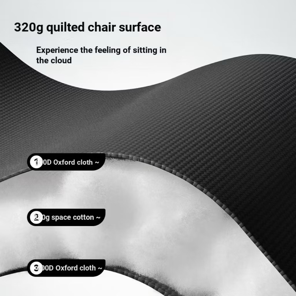 Blackdog-CBD2450JJ046 Fuyue UC Thick Foldable Moon Chair, Outdoor Camping Recliner