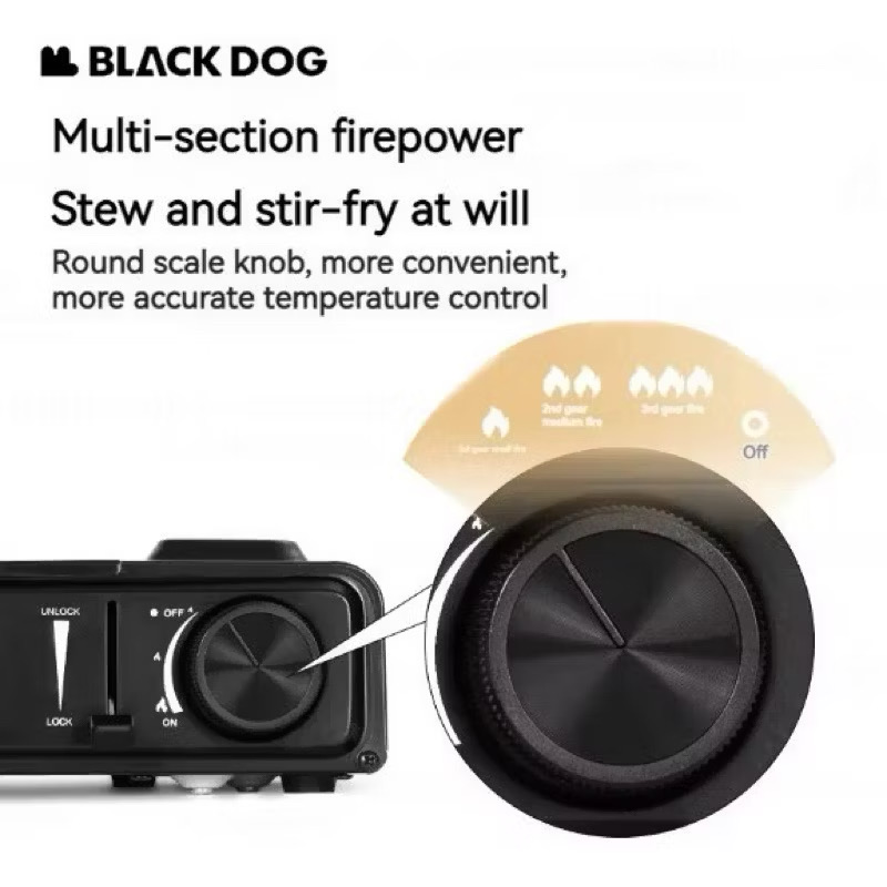 BLACKDOG Yeyan 3100W Cassette Furnace High Power Stove Portable Lightweight Outdoor Camping Cookware