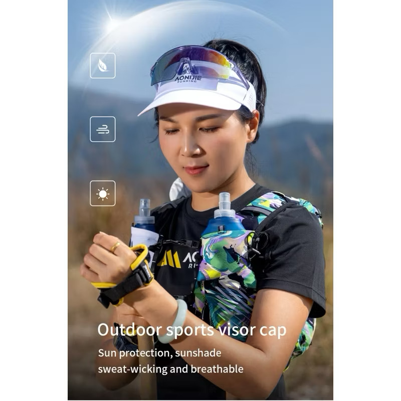 Aonijie E4628 Ultra-Light Sports Sun Protection Visor | Open-Top Cap | Foldable | Adjustable