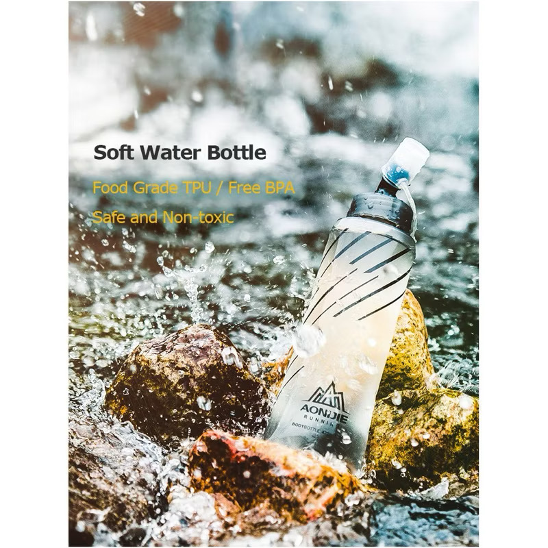 AONIJIE TPU Soft Flash SD21/SD23 Collapsible Running Flasks for Hydration Pack Backpack 250ml 420ml 500ml SD21