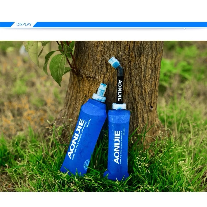 AONIJIE TPU Soft Flask Running Collapsible Water Bottles Flask for Hydration Pack - Ideal for Running Hiking SD09 SD10