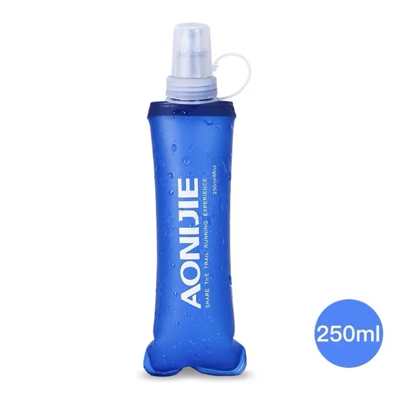 AONIJIE TPU Soft Flask Running Collapsible Water Bottles Flask for Hydration Pack - Ideal for Running Hiking SD09 SD10