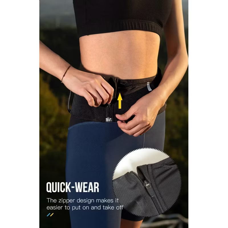 AONIJIE W8122 Quick Release Zipper Running Belt Hydration Waist Pack