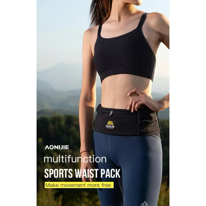 AONIJIE W8122 Quick Release Zipper Running Belt Hydration Waist Pack
