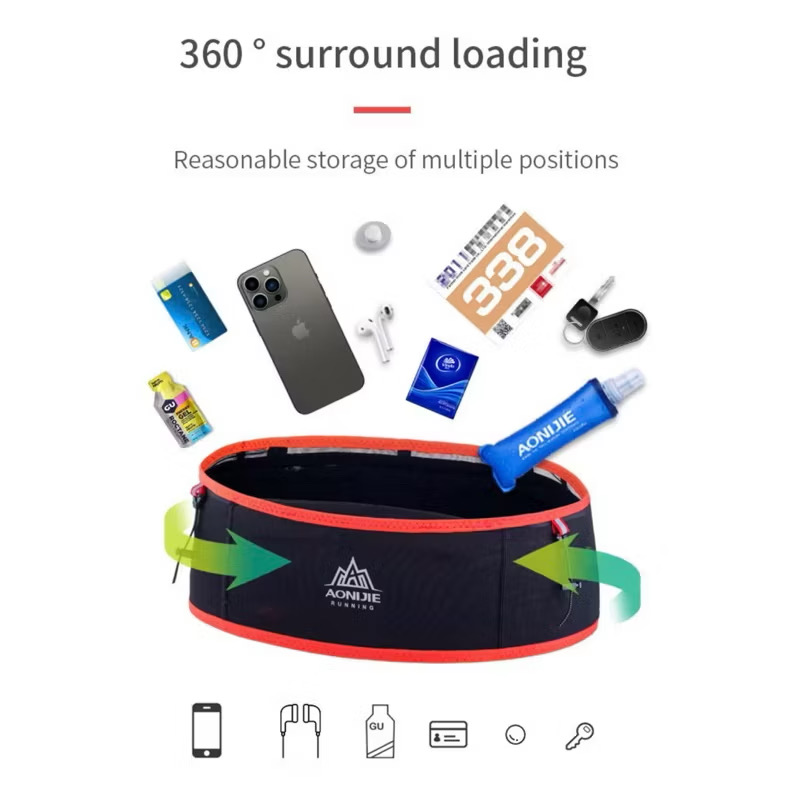 AONIJIE W938S Running Belt Fanny Pack for Women Men Moisture Wicking Waist Pack Great for Marathon Climbing Cycling