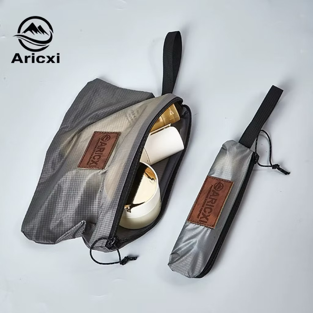 Aricxi 15D Silicone-Coated Nylon Travel & Camping Organizer Pouch – Toiletries, Clothes & Documents Storage Bag