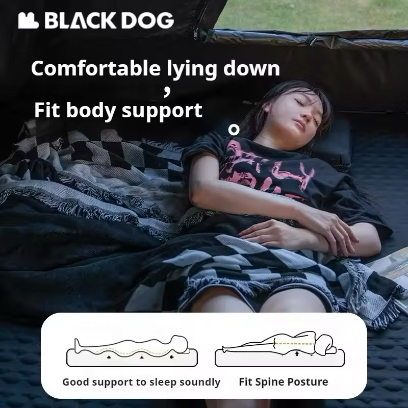 Blackdog 2 Person TPU Air Mattress Built-in Pump Outdoor Automatic Inflatable Sleeping Bed