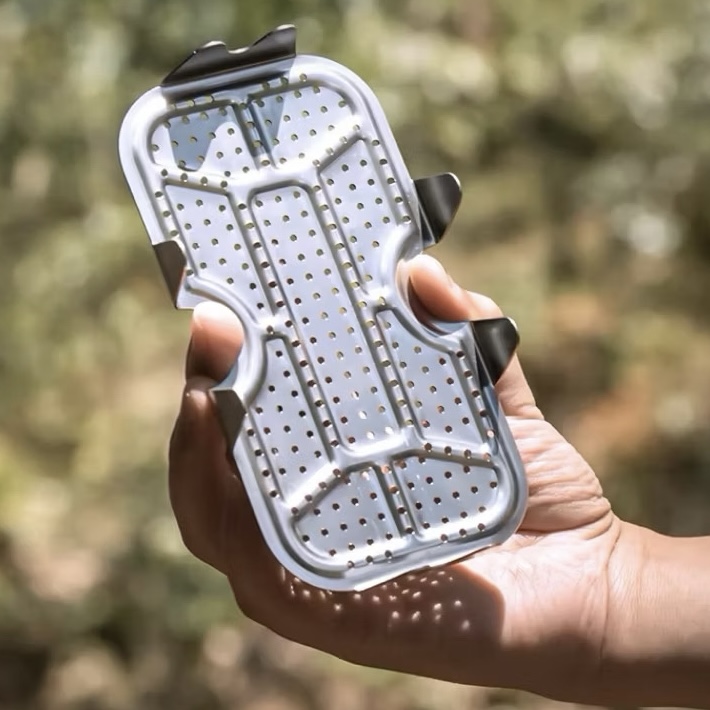 Campingmoon H-1609/H-2013 Outdoor Products Hard Alumina Portable Lunch Box Open Flame Heating Picnic Camping Lunch Box