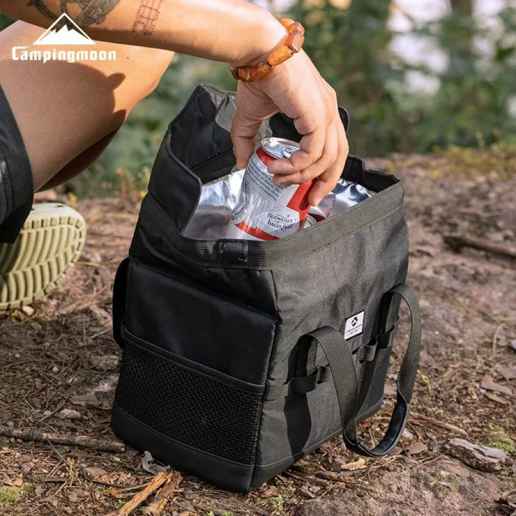 Campingmoon BC-200 Small Insulated Cooler Bag Portable Outdoor Food & Drink Ice Bag for Camping Storage
