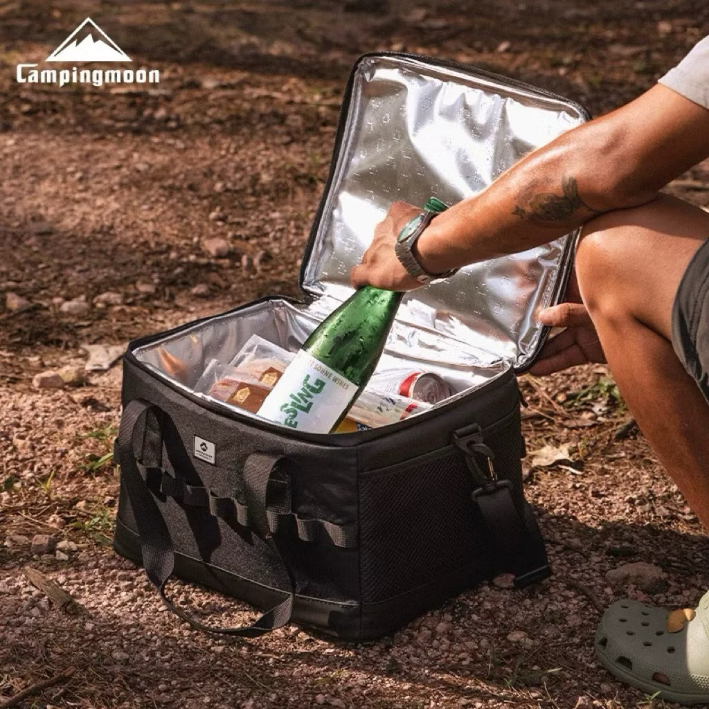 Campingmoon BC-200 Small Insulated Cooler Bag Portable Outdoor Food & Drink Ice Bag for Camping Storage