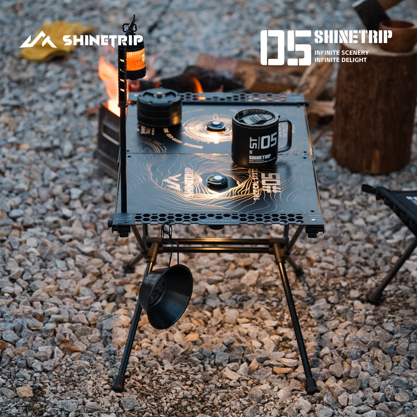 ShineTrip A569/A406 Ultralight Foldable Camping Table Board IGT Unit Quick Open Portable Picnic Tabletop