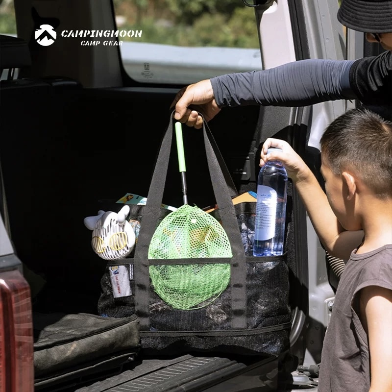 Campingmoon  B-188 Water Gear Mesh Bag – Outdoor Water, Camping, Car Trunk, Kids’ Luggage Carry Bag