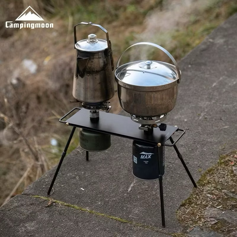 Campingmoon BKZ06/BKZ06-L 2 Portable Unit Board Flat Gas Burner Board Camping Equipment
