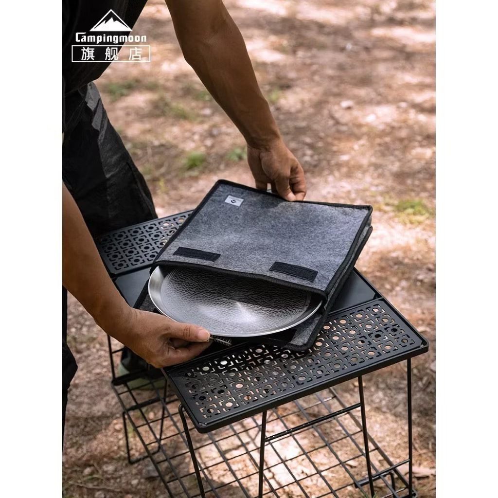 Campingmoon GRW-33-B/GRW-27-B Thickened Durable Frying Pan Storage Bag – Universal BBQ Pan Carry Case