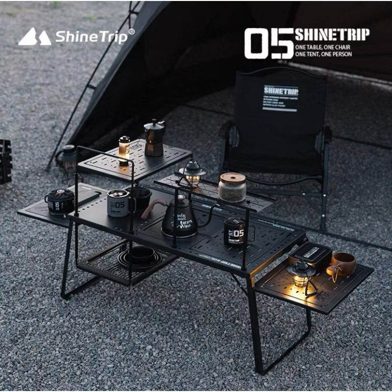 Accessories for Shinetrip Starship 3 Plate Table Tactical Style IGT Expandable with Accessories Side Rack Stove Stand