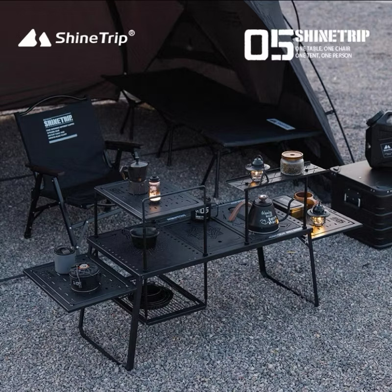 Accessories for Shinetrip Starship 3 Plate Table Tactical Style IGT Expandable with Accessories Side Rack Stove Stand