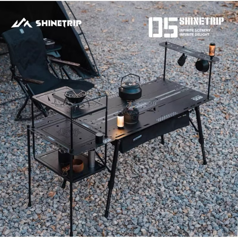Accessories for Shinetrip Starship 3 Plate Table Tactical Style IGT Expandable with Accessories Side Rack Stove Stand