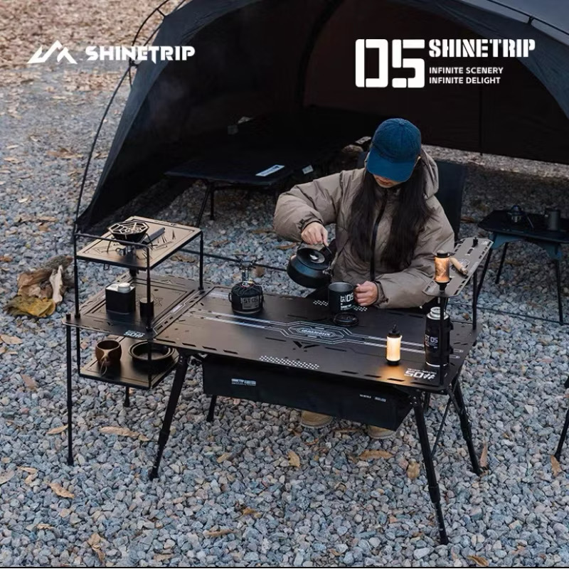 Accessories for Shinetrip Starship 3 Plate Table Tactical Style IGT Expandable with Accessories Side Rack Stove Stand