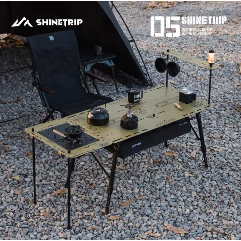 Accessories for Shinetrip Starship 3 Plate Table Tactical Style IGT Expandable with Accessories Side Rack Stove Stand
