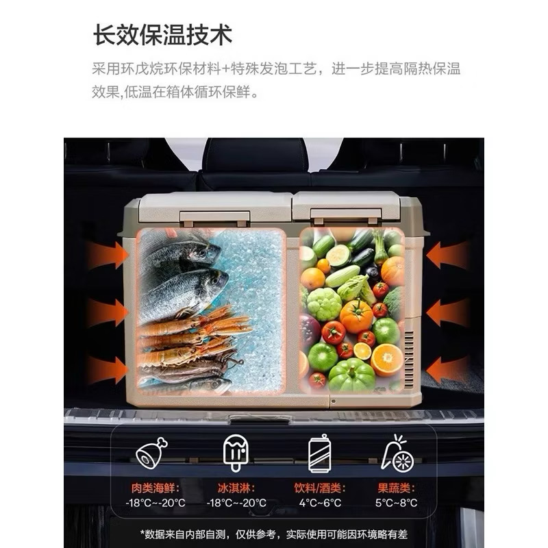 Alpicool GED  Portable Car Fridge Freezer Refrigerators Electric Cooler Box for Camping RV Road Trip Picnic Truck Camper
