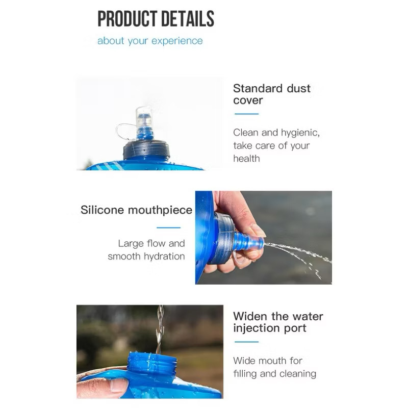 AONIJIE SD29 1000ml/2000ml Soft Bottle Flask With Hydration Filter 