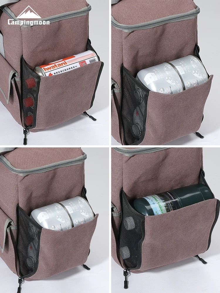 Campingmoon B-550C Multifunctional Camping Tools Thickened Wear-Resistant Canvas Bag Large Capacity Camping Equipment