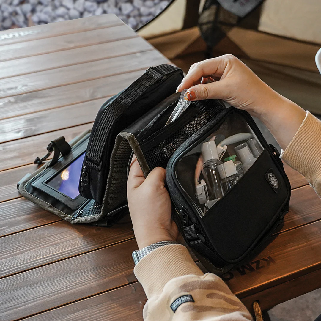 KZM Field Family Wash Bag – Multi-Function Travel Toiletry Organizer (SKU: K23T3B11)