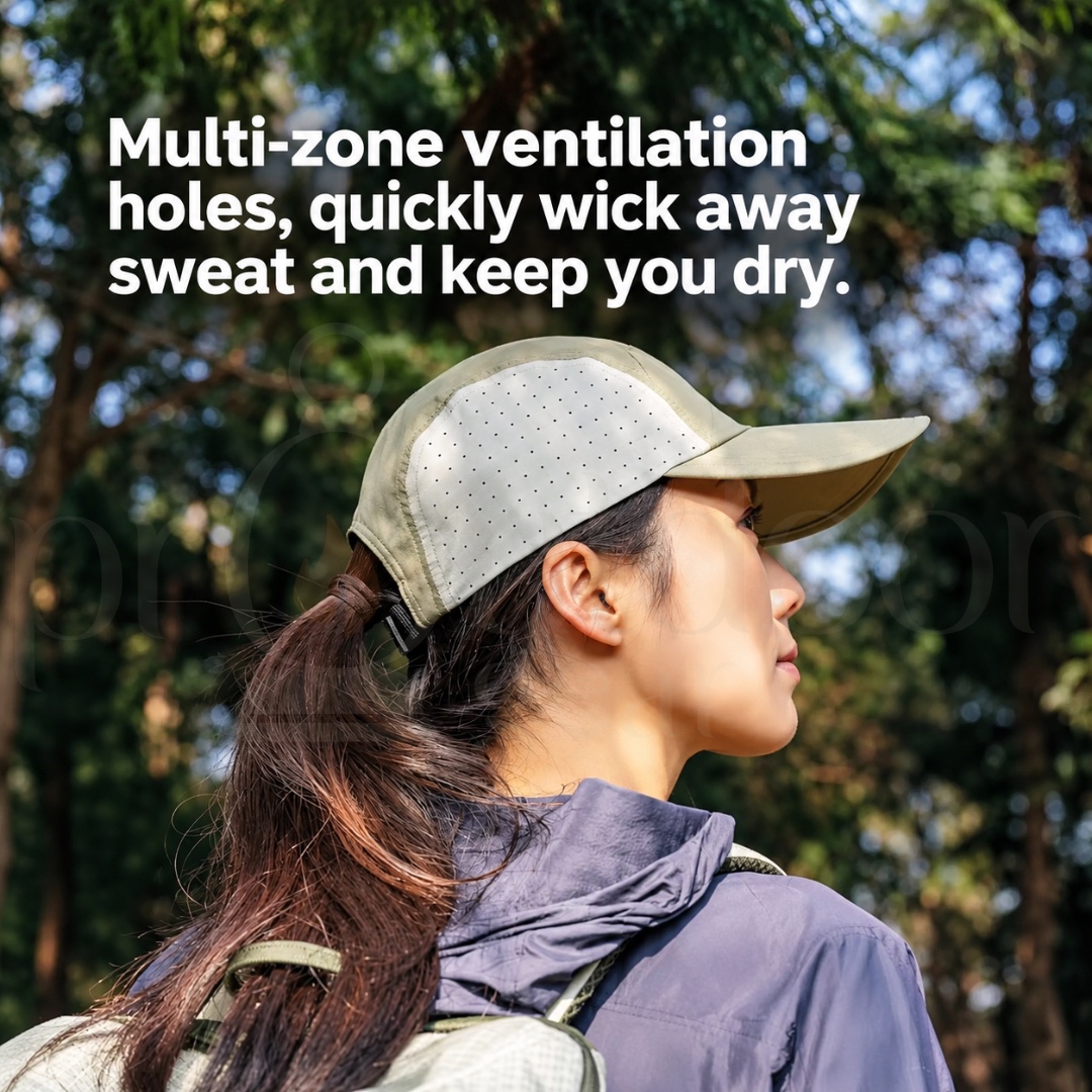 NATUREHIKE CYY2621FS011 Lightweight Foldable Cap UPF50+ Water-Repellent Breathable Quick Dry Hiking Sports Hat