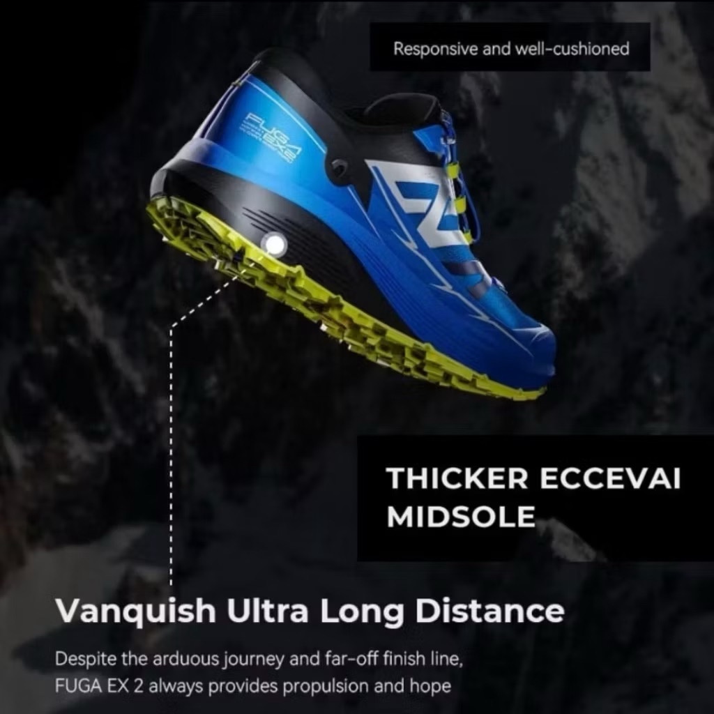 Kailas FUGA EX3 Trail Running Hiking Shoes Vibram MEGAGRIP - Men EX 3