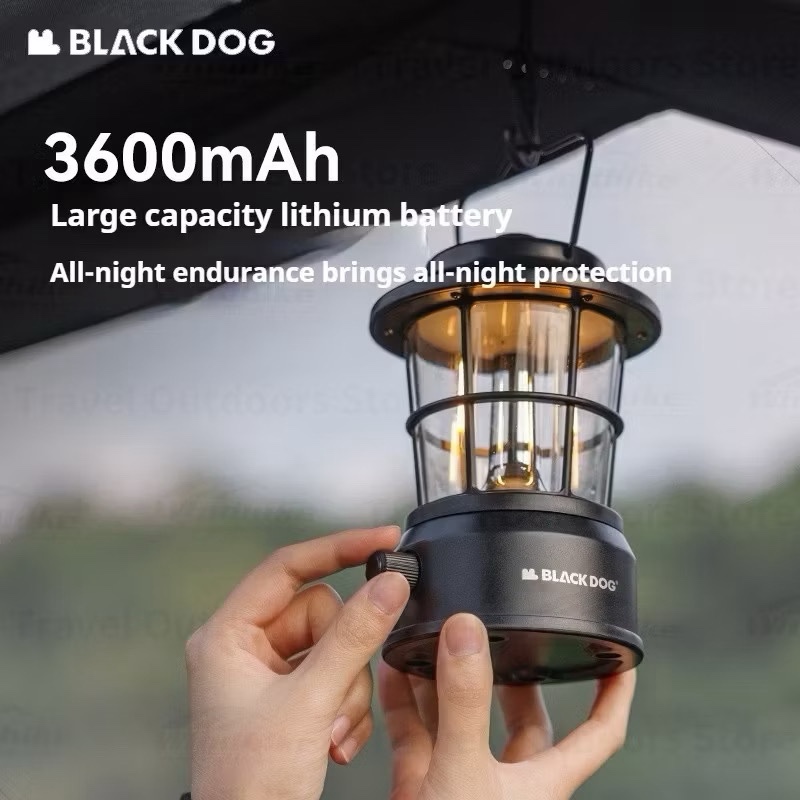 BLACKDOG Camping Lamp IPX4 Waterproof Outdoor Lantern Ultra-long Battery Light