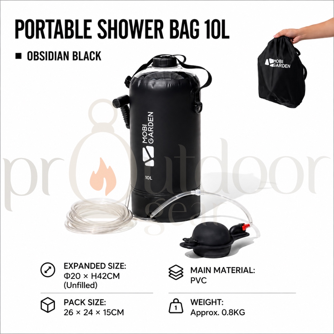 Mobi Garden NX22671039 Portable Shower Bag Large Capacity Outdoor Beach Bath