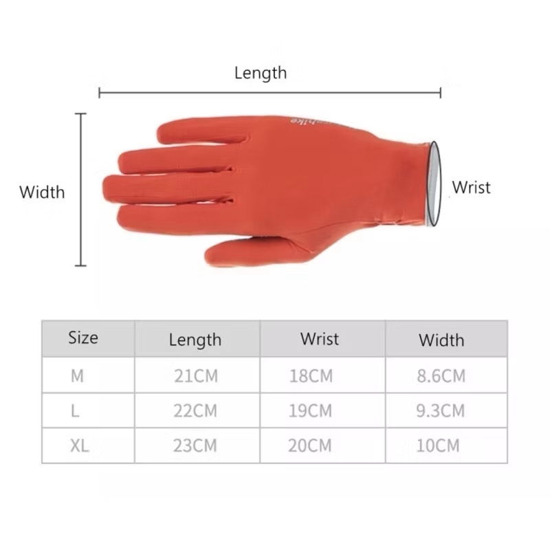 Naturehike Thin Touch Screen Gloves Non Slip Breathable Full Finger Gloves Unisex  Outdoor Sports Running NH21FS035